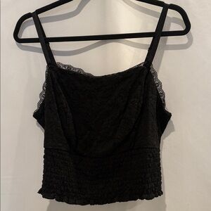 Torrid Elegant Black Lace Camisole